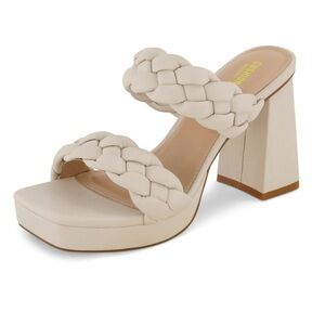 Braided Double-Strap Platform Sandal - size 8.5